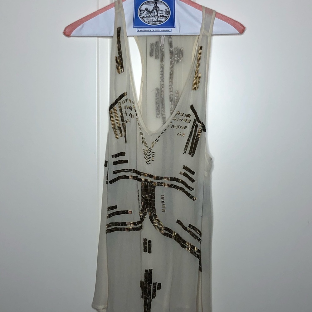 Free People Beaded Top